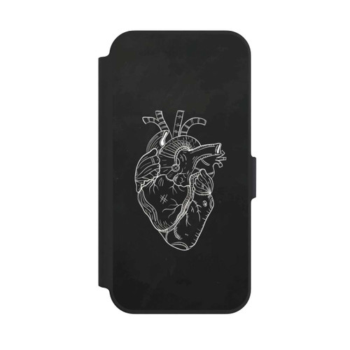 Apple iPhone 13 Pro NIVOflip Heart Drawing Black