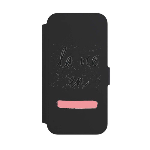 Apple iPhone 13 Pro NIVOflip La vie en Pink Transparent