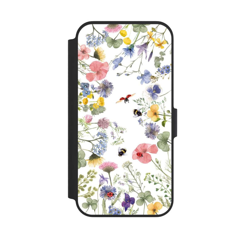 iPhone 13 Pro NIVOflip Fleurs Printanières et Abeilles