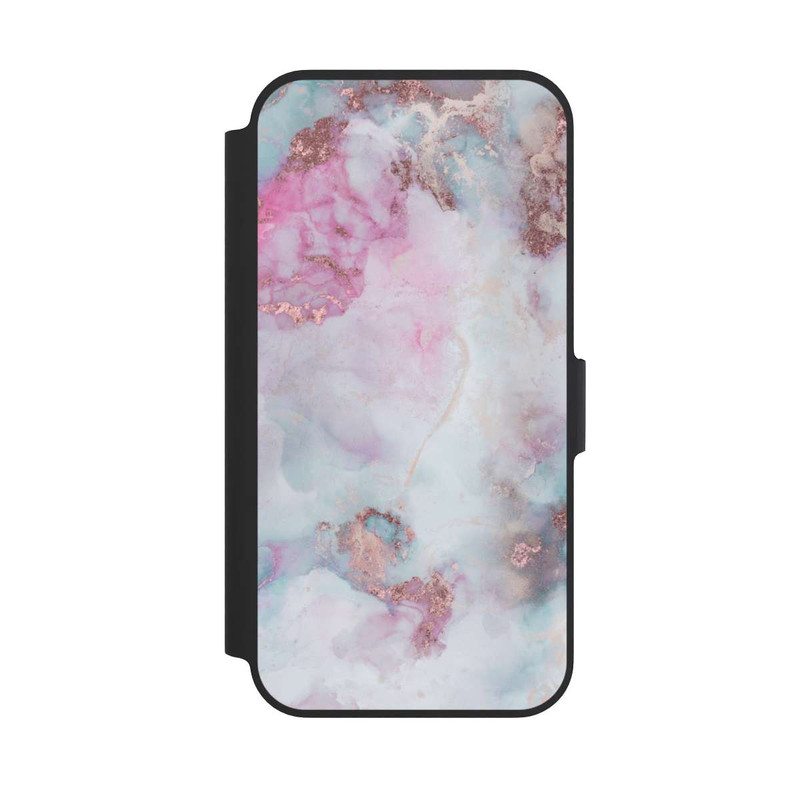 iPhone 13 Pro NIVOflip Encre Alcool Marbre Bleu