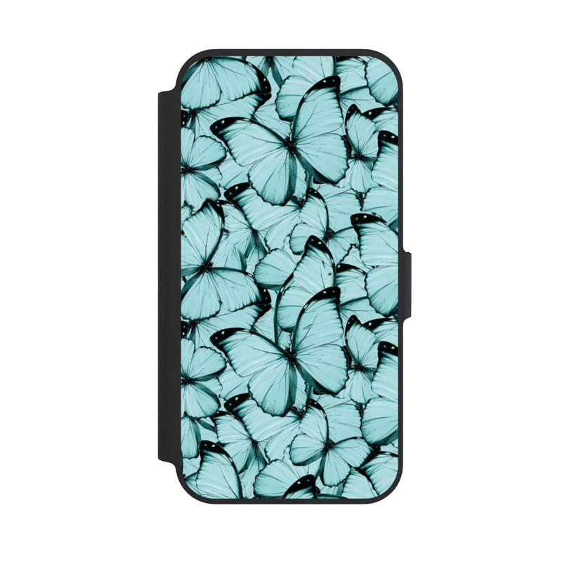 iPhone 13 Pro NIVOflip Teal Butterflies