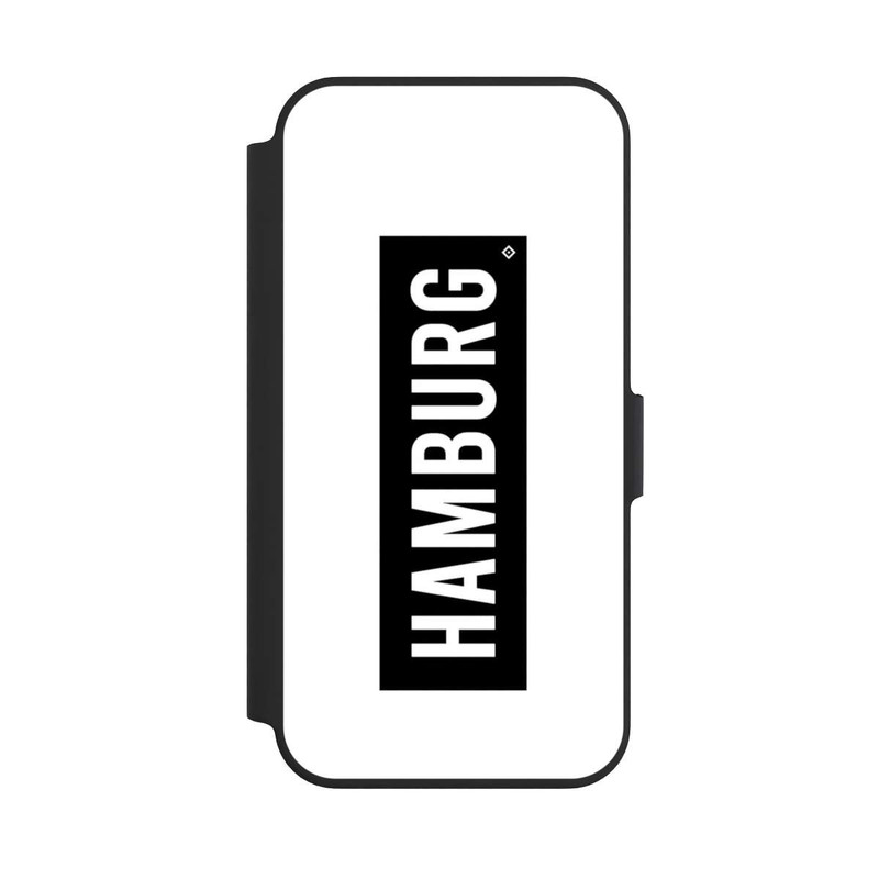 iPhone 13 Pro NIVOflip HSV Hamburg Schwarz Weiss