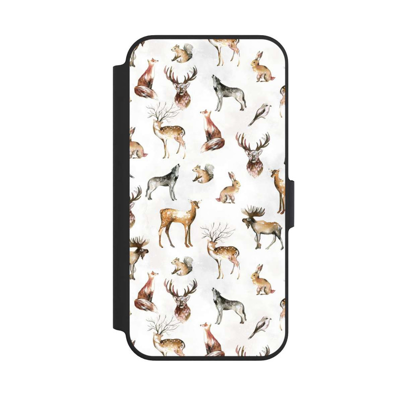 iPhone 13 Pro NIVOflip Animaux d'hiver des bois