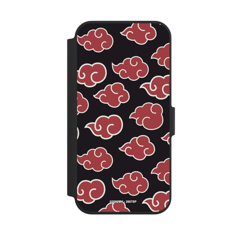 iPhone 13 Pro NIVOflip Akatsuki Pattern Noir Big