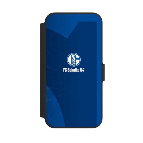 Apple iPhone 13 Pro NIVOflip Schalke 04 Blauer Hintergrund Mit Logo