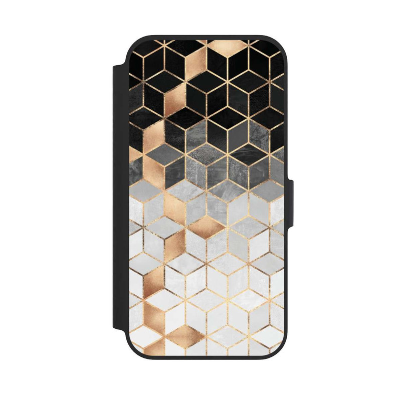 iPhone 13 Pro NIVOflip Cubes Sombres & Dorés