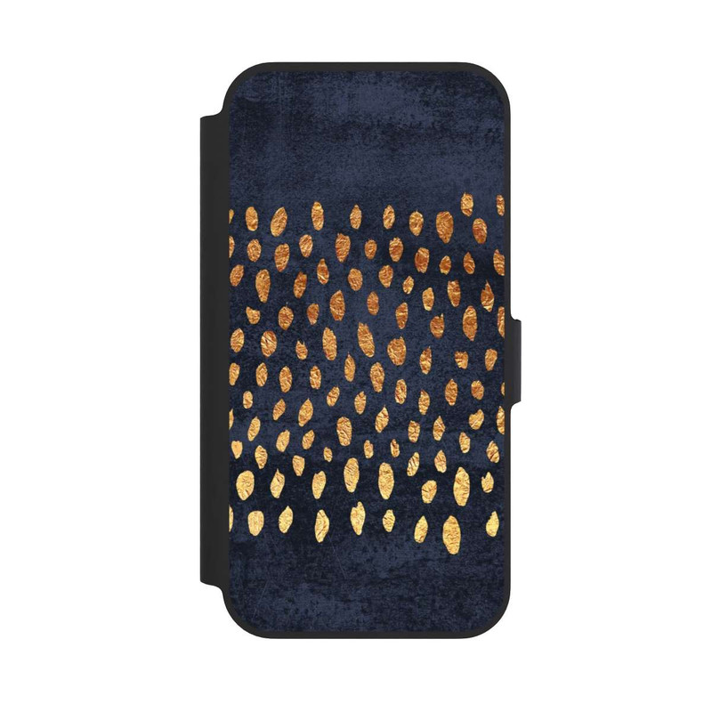 iPhone 13 Pro NIVOflip Or & Bleu Pattern