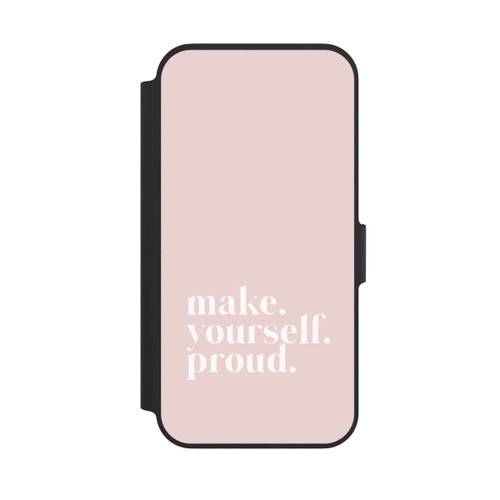 Apple iPhone 13 Pro NIVOflip Make Yourself Proud Zitat - Altrosa