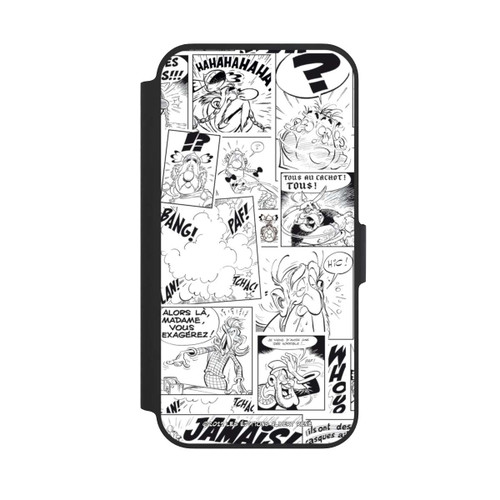 Apple iPhone 13 Pro NIVOflip BD Astérix Blanc &amp; Noir