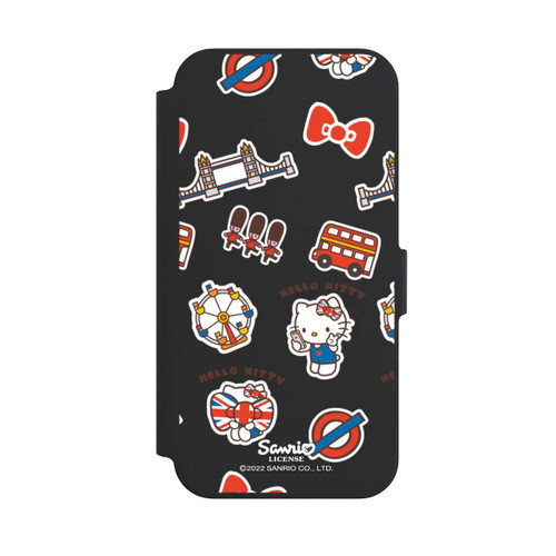 Apple iPhone 13 Pro NIVOflip Hello Kitty Londoner Abzeichen Transparent