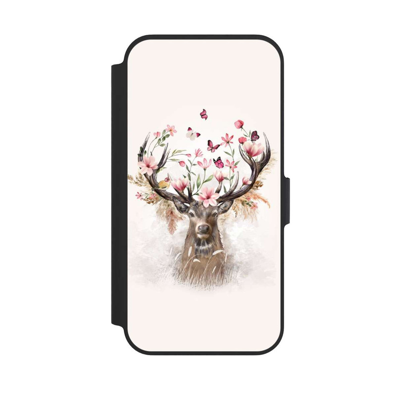 iPhone 13 Pro NIVOflip Deer Flowers Antlers
