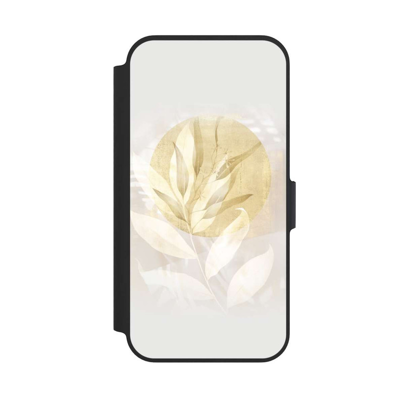 iPhone 13 Pro NIVOflip Boho Gold Blumen Kunst