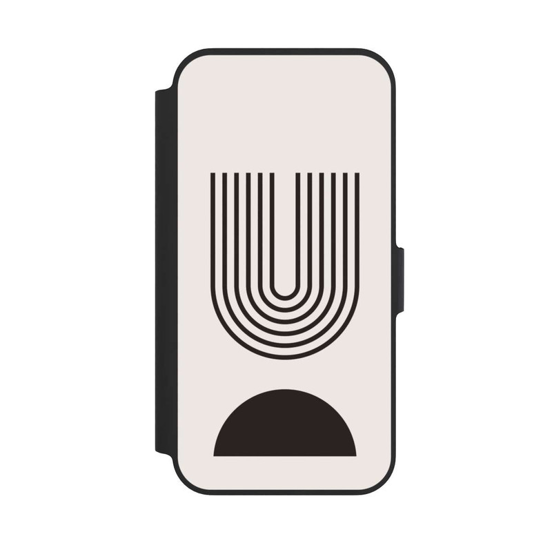 iPhone 13 Pro NIVOflip Moderne Kunst Schwarze Linien