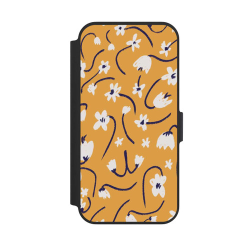 Apple iPhone 13 Pro NIVOflip Pattern Petites Fleurs Jaunes