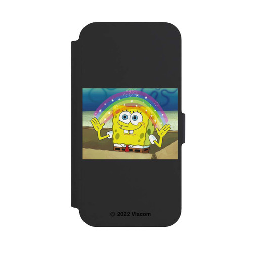 Apple iPhone 13 Pro NIVOflip Spongebob - Rainbow Meme transparent