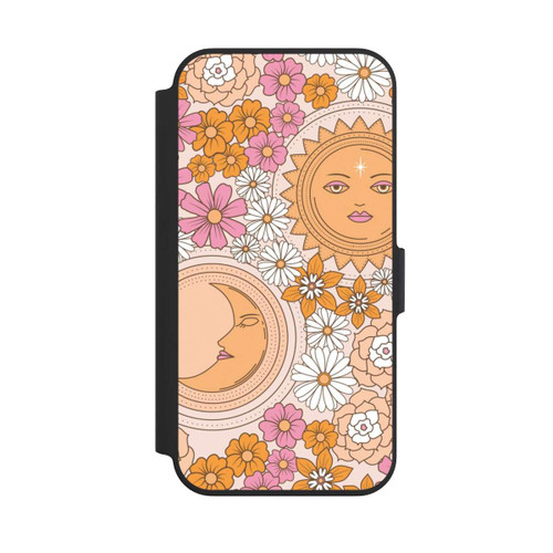 Apple iPhone 13 Pro NIVOflip Mond-Sonne-Blumen
