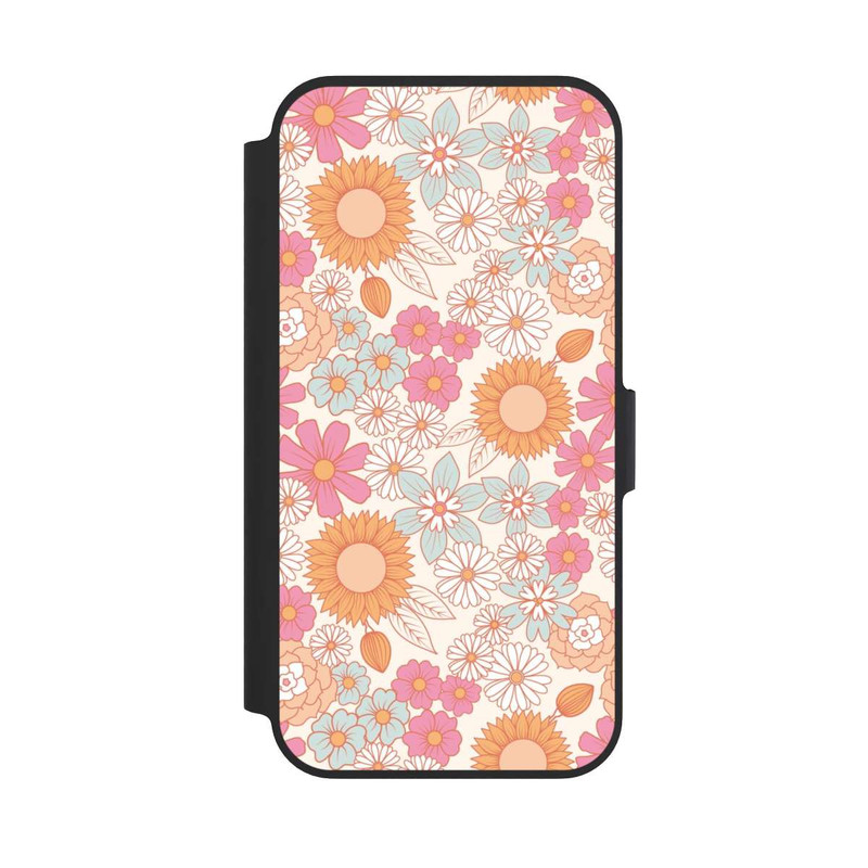 iPhone 13 Pro NIVOflip Retro Boho Blumen