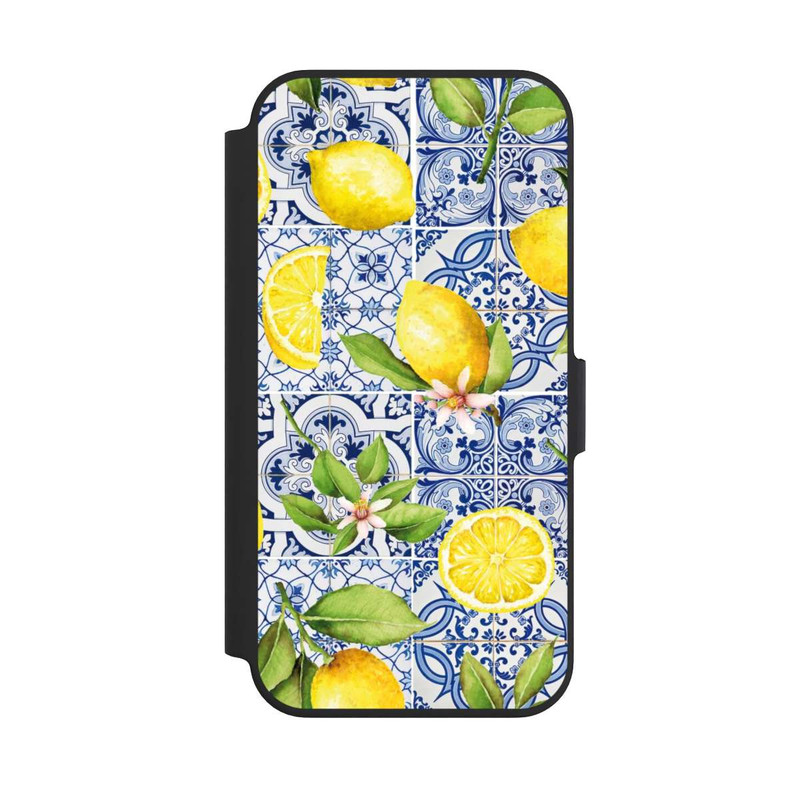 iPhone 13 Pro NIVOflip Griechische Zitronen Muster
