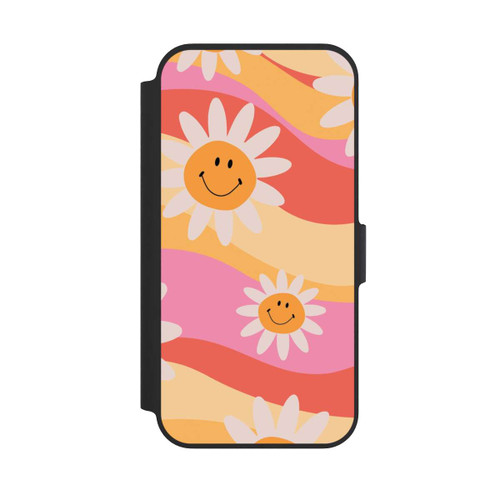 Apple iPhone 13 Pro NIVOflip Retro Smiles Orange Colorful