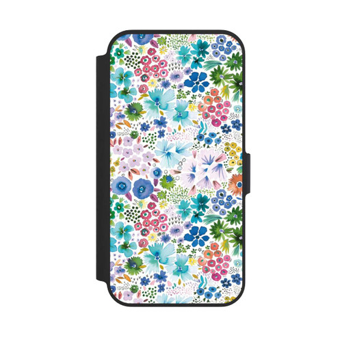 Apple iPhone 13 Pro NIVOflip Artful Little Spring Flowers Blue