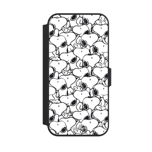 Apple iPhone 13 Pro NIVOflip Snoopy Muster Schwarz und Weiß
