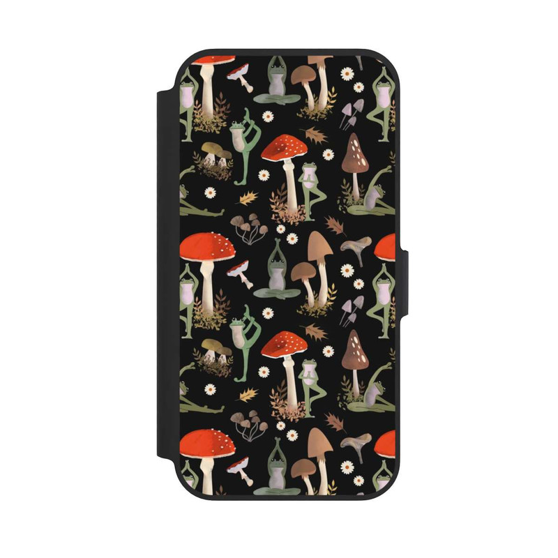 iPhone 13 Pro NIVOflip Grenouilles Yoga & Champignons