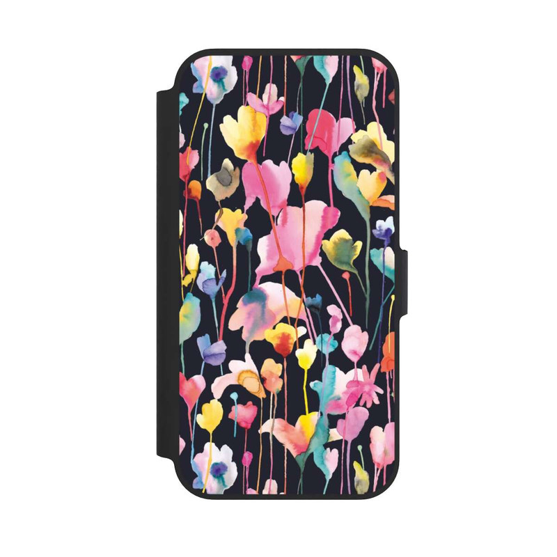 iPhone 13 Pro NIVOflip Wild Flowers Black