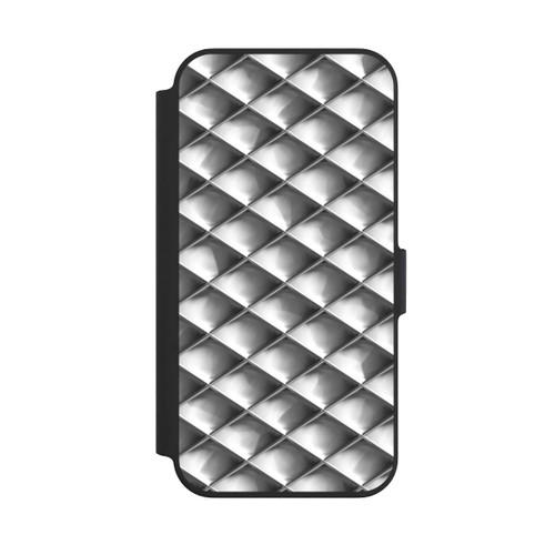 Apple iPhone 13 Pro NIVOflip Glamour Silver Squares