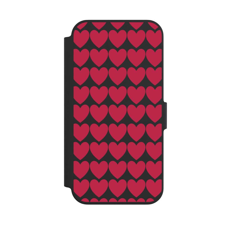 iPhone 13 Pro NIVOflip Viva Magenta Hearts