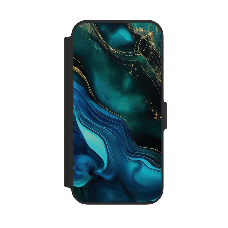 iPhone 13 Pro NIVOflip Blue Gold Ink