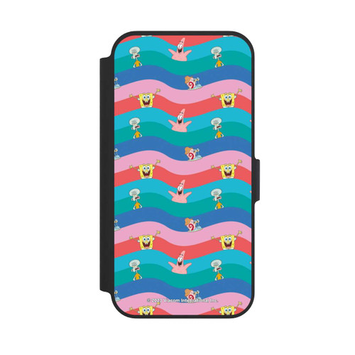 Apple iPhone 13 Pro NIVOflip Spongebob Friends Colorful Waves