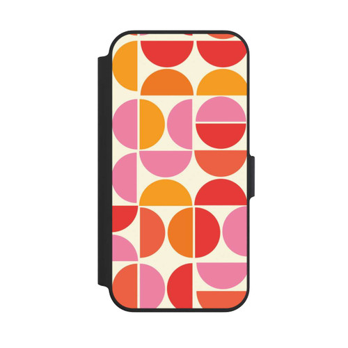 Apple iPhone 13 Pro NIVOflip Retro Trend Muster Orange