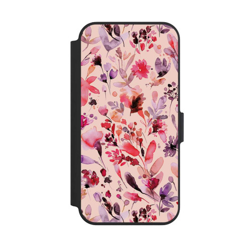 Apple iPhone 13 Pro NIVOflip Künstlerische Blumen Viva Magenta
