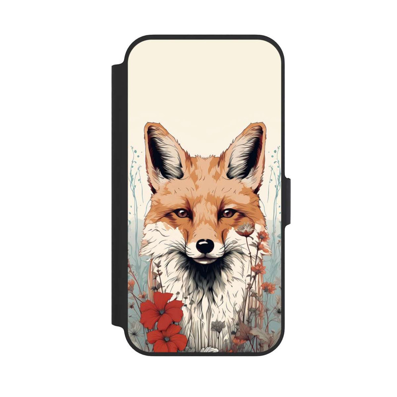 iPhone 13 Pro NIVOflip  Fox with Flowers