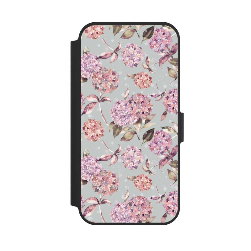 iPhone 13 Pro NIVOflip Pastel Magic Hydrangea Floral Watercolor Pink