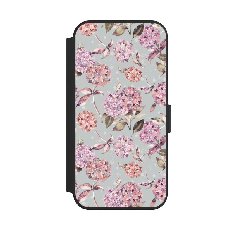 iPhone 13 Pro NIVOflip Pastel Magic Hydrangea Floral Watercolor Pink