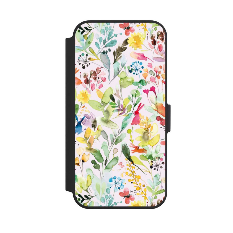 iPhone 13 Pro NIVOflip Wild Flowers Meadow Pink