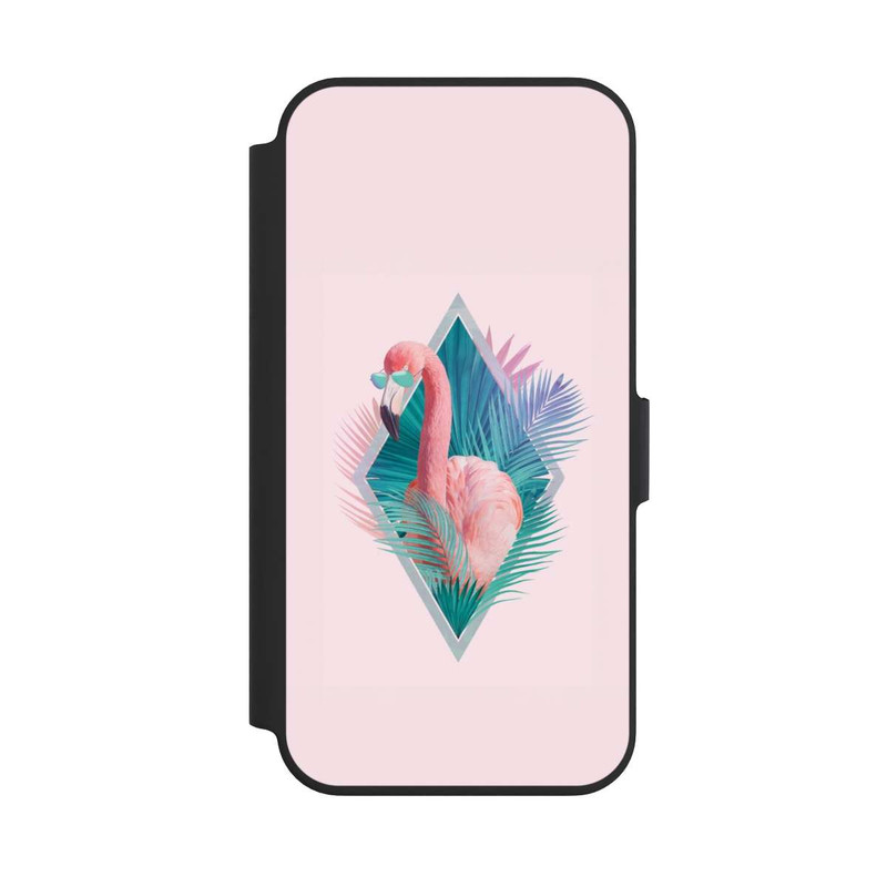 iPhone 13 Pro NIVOflip Tropische Pflanzen Flamingo