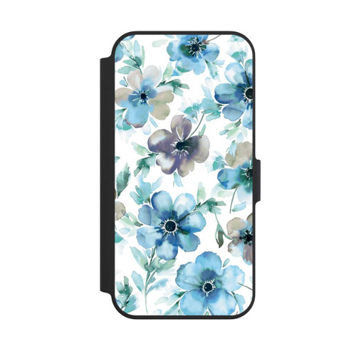 Apple iPhone 13 Pro NIVOflip Blaues Blumenmuster Trendy
