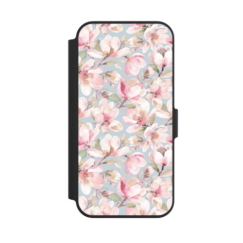 Apple iPhone 13 Pro NIVOflip Magnolien Blumen Pastellrosa