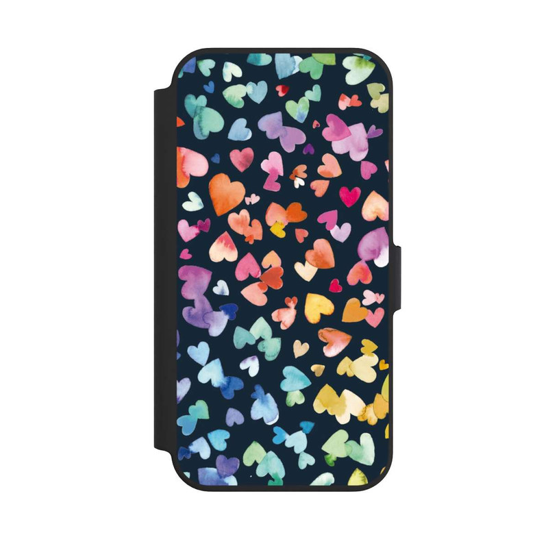 iPhone 13 Pro NIVOflip Valentines Hearts Black