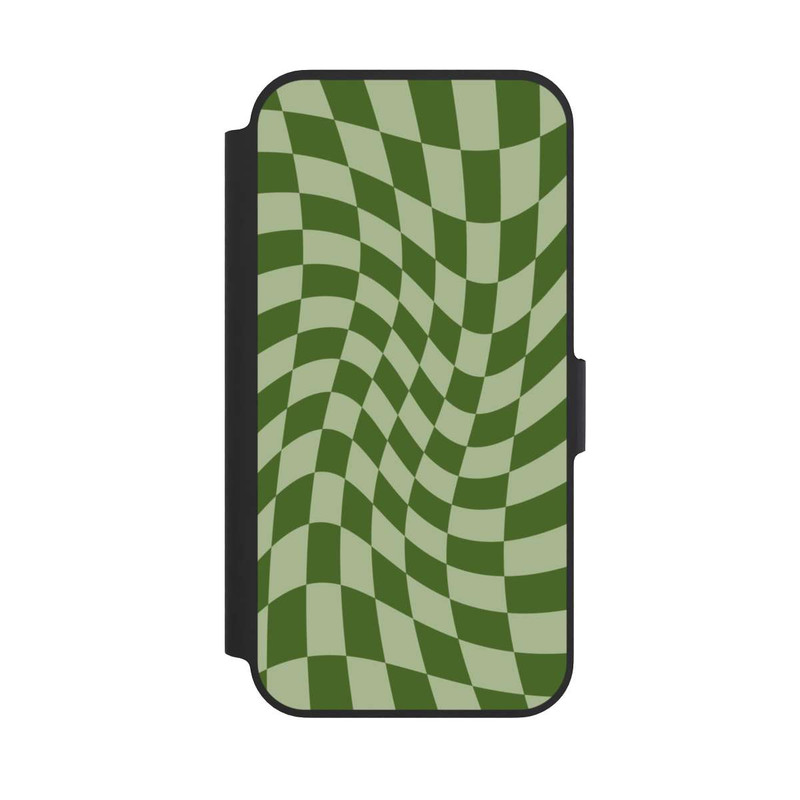 iPhone 13 Pro NIVOflip Schachbrett Grün