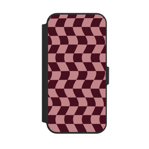 Apple iPhone 13 Pro NIVOflip Schachbrett Rot-Rosa