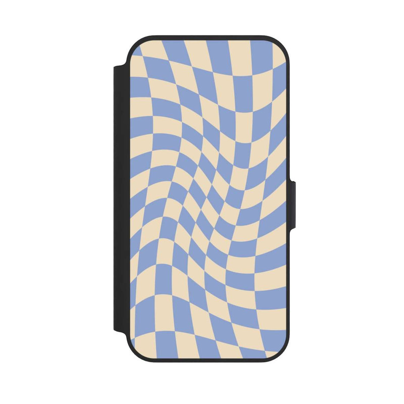 iPhone 13 Pro NIVOflip Schachbrett Blau