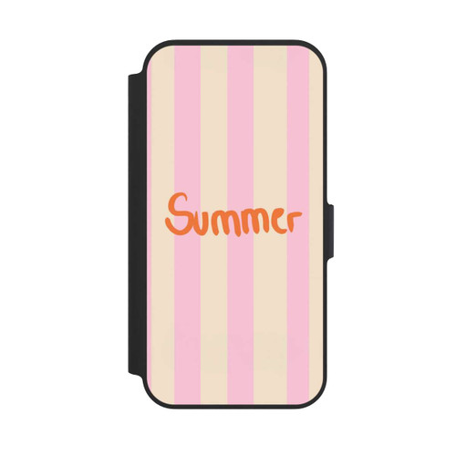 Apple iPhone 13 Pro NIVOflip Summer Pink And Orange Stripes