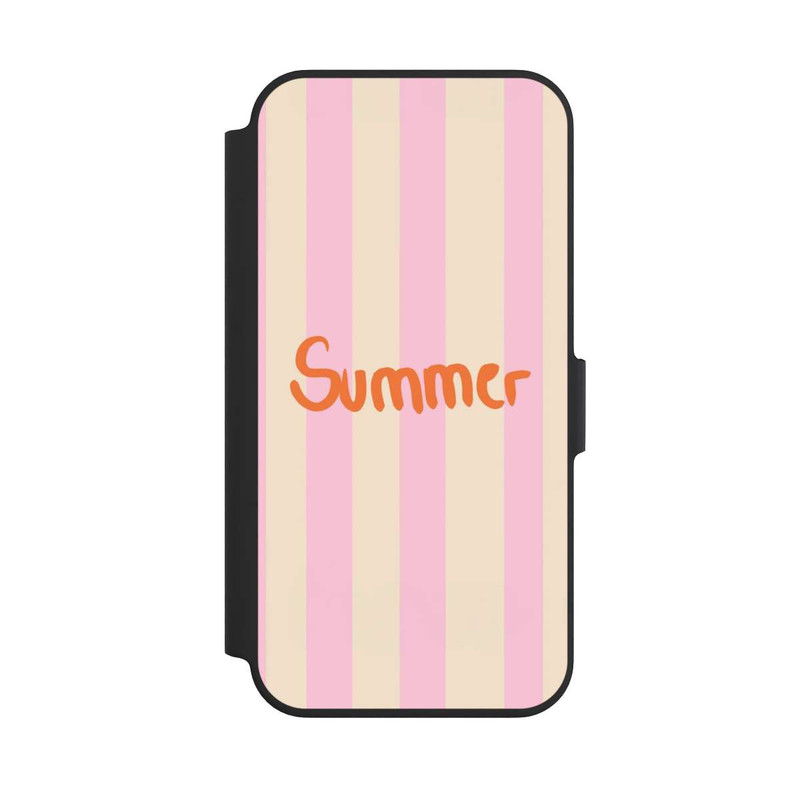 iPhone 13 Pro NIVOflip Summer Pink And Orange Stripes