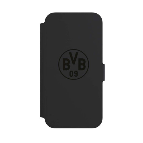Apple iPhone 13 Pro NIVOflip BVB Logo Schwarz Transparent