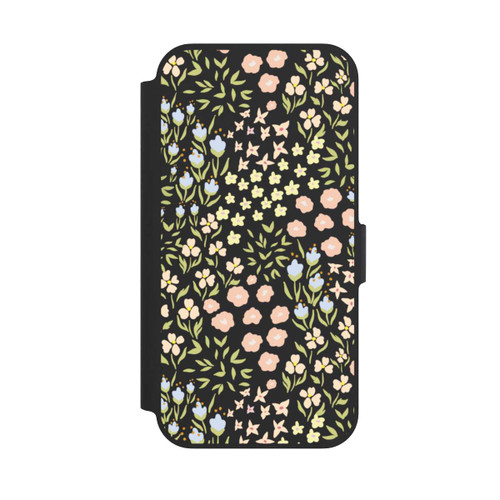 Apple iPhone 13 Pro NIVOflip Blumenmuster Pastell Transparent