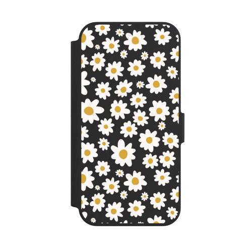 Apple iPhone 13 Pro NIVOflip Daisy Flower Seamless Pattern Transparent