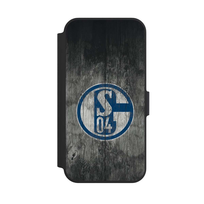 iPhone 13 Pro NIVOflip Schalke 04 Holz Look